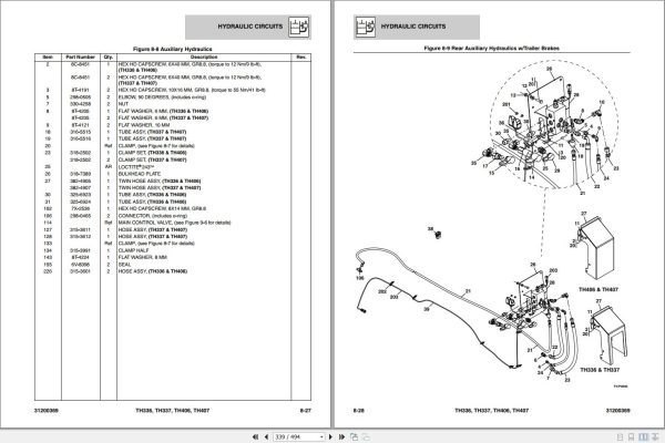 CAT Telehandler TH337 Flash Files Parts Manual Service Manual Operation And Maintenance Manual 1