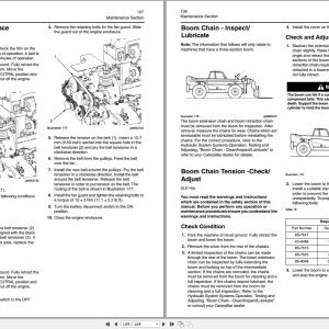 CAT Telehandler TH360B Operation And Maintenance Manual 1