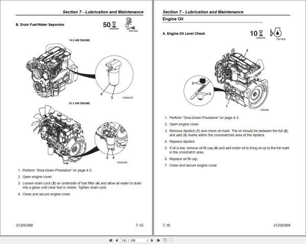CAT Telehandler TH414 Operation And Maintenance Manual 1