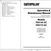 CAT Telehandler TH414C GC Operation And Maintenance Manual