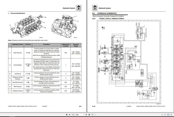 CAT Telehandler TH414C Parts Manual Service Manual Operation And Maintenance Manual 2