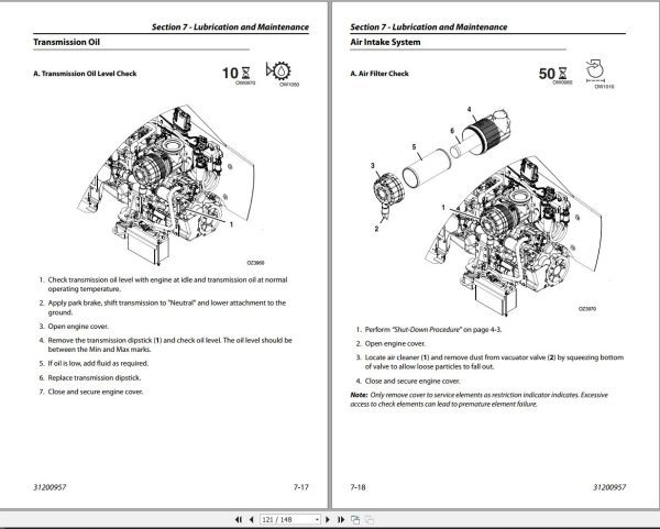 CAT Telehandler TH417C GC Operation And Maintenance Manual 1