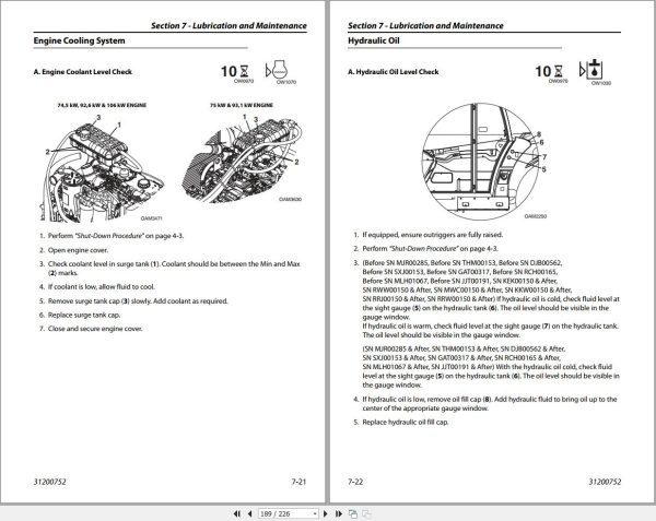 CAT Telehandler TH417C Operation And Maintenance Manual 1
