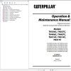 CAT Telehandler TH417C PartsService Manual Operation And Maintenance Manual
