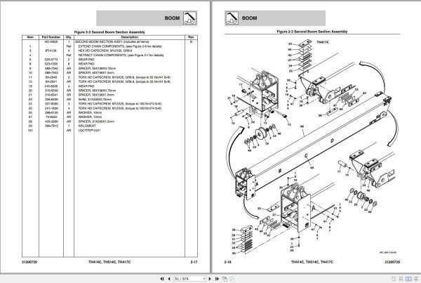 CAT Telehandler TH417C PartsService Manual Operation And Maintenance Manual 1