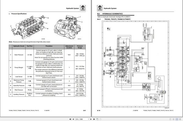 CAT Telehandler TH417C PartsService Manual Operation And Maintenance Manual 2