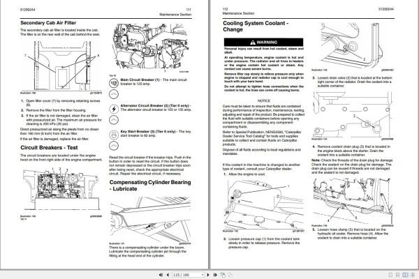 CAT Telehandler TH560B Operation And Maintenance Manual 1