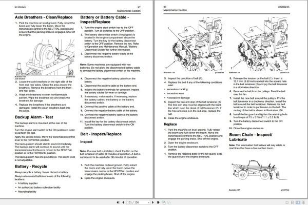 CAT Telehandler TH580B Operation And Maintenance Manual 1