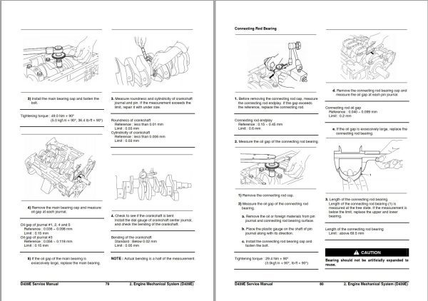 Daewoo Diesel Engine D439E Service Manual SB4323E00 1
