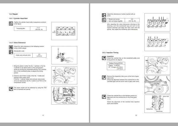 Daewoo Diesel Engine DB33A Service Manual SB2013E02 1