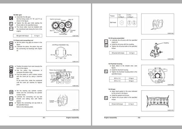 Daewoo Diesel Engine DB58S Service Manual SB4118E01 1