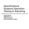 Daewoo Diesel Engine DE08TS Testing Adjusting SB4097E01