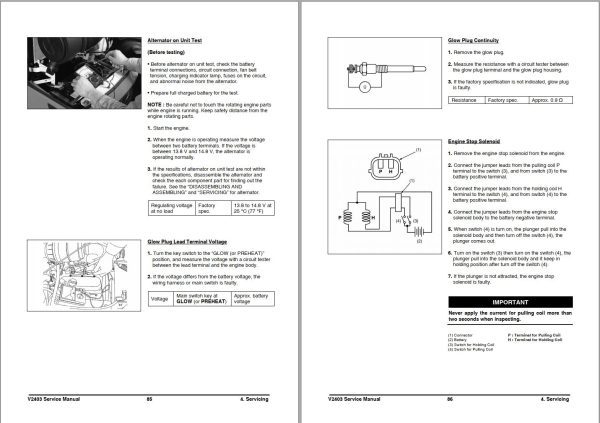 Daewoo Diesel Engine V2403 Service Manual SB4400E00 1