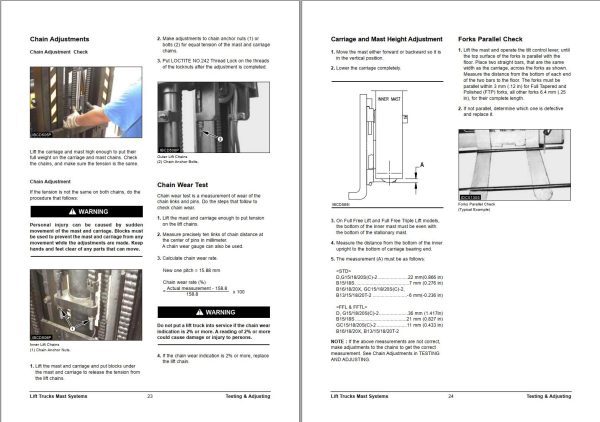 Daewoo Forklift B13T 2 to B20T 2 Service Manuals SB4112E00 1