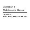 Daewoo Forklift B15T 5 to B20T 5 Operation Maintenance Manual SB2340E02