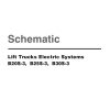 Daewoo Forklift B20S 3 to B30S 3 Electric Schematic SB4087E01