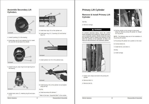 Daewoo Forklift B22X 5 to B35X 5 Service Manuals SB2034E02 1