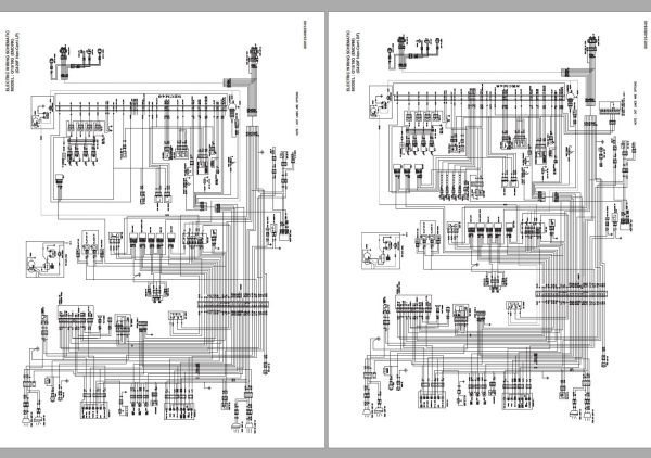 Daewoo Forklift D15G to G18G Electric Schematic SB4352E00 1