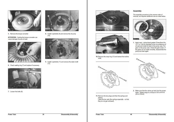 Daewoo Forklift D15S 2 to G20SC 2 Service Manuals SB4047E01 1