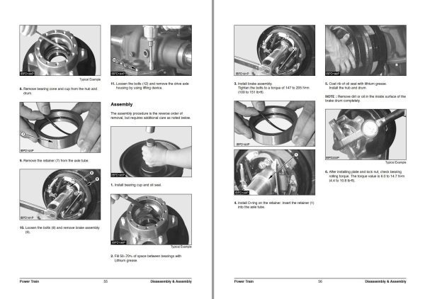 Daewoo Forklift D15S 2 to G20SC 2 Service Manuals SB4048E00 1