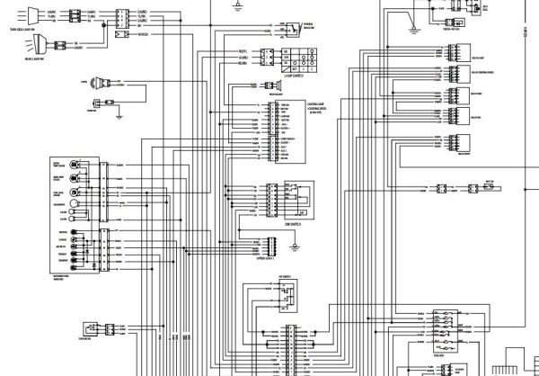 Daewoo Forklift D20G to D30G Electric Schematic SB4222E00 1
