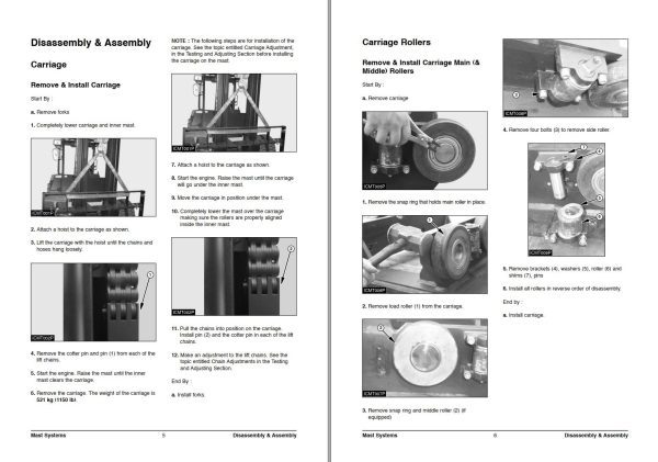 Daewoo Forklift D50A 2 to D70A 2 Service Manuals SB4024E00 1