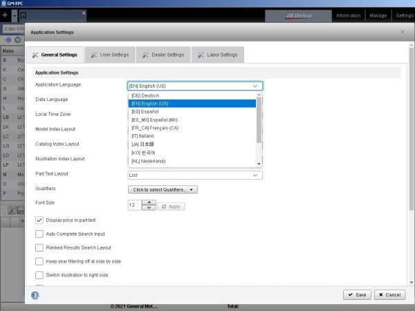 General Motors GMNA EPC 02.2023 Spare Parts Catalog VMWare 4