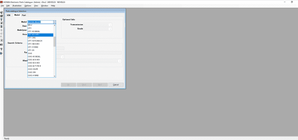 HONDA EPC GENERAL 01.2023 ELECTRONIC PARTS CATALOG DVD 3