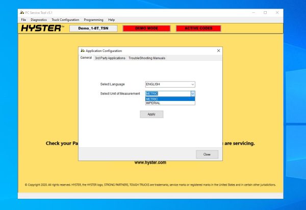 Hyster PC Service Tool v5.1 01.2023 Diagnostic Software DVD 7