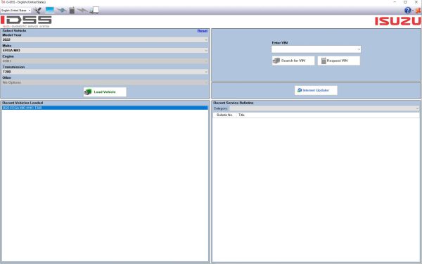 Isuzu G IDSS Domestic Japanese 02.2023 Diagnostic Software 1