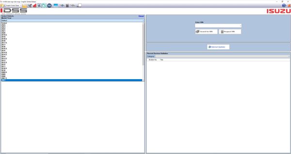 Isuzu Global Export G IDSS 02.2023 Service System Diagnostic Software 1