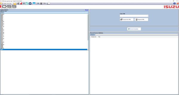 Isuzu Global Export G IDSS 02.2023 Service System Diagnostic Software 2