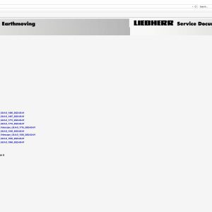 Liebherr Lidos Offline LBH LFR LHB LWT 03.2022 Service Documentation DVD 1