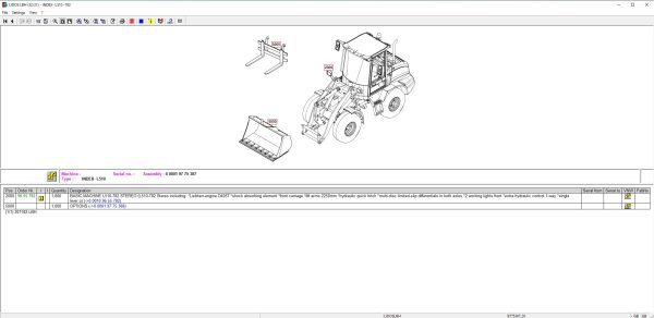 Liebherr Lidos Offline LBH LFR LHB LWT 03.2022 Spare Parts Catalog DVD 8
