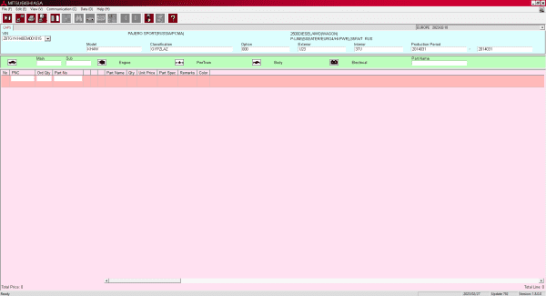 Mitsubishi ASA Updated 02.2023 G.Export Europe USA Japan Spare Parts Catalog 5