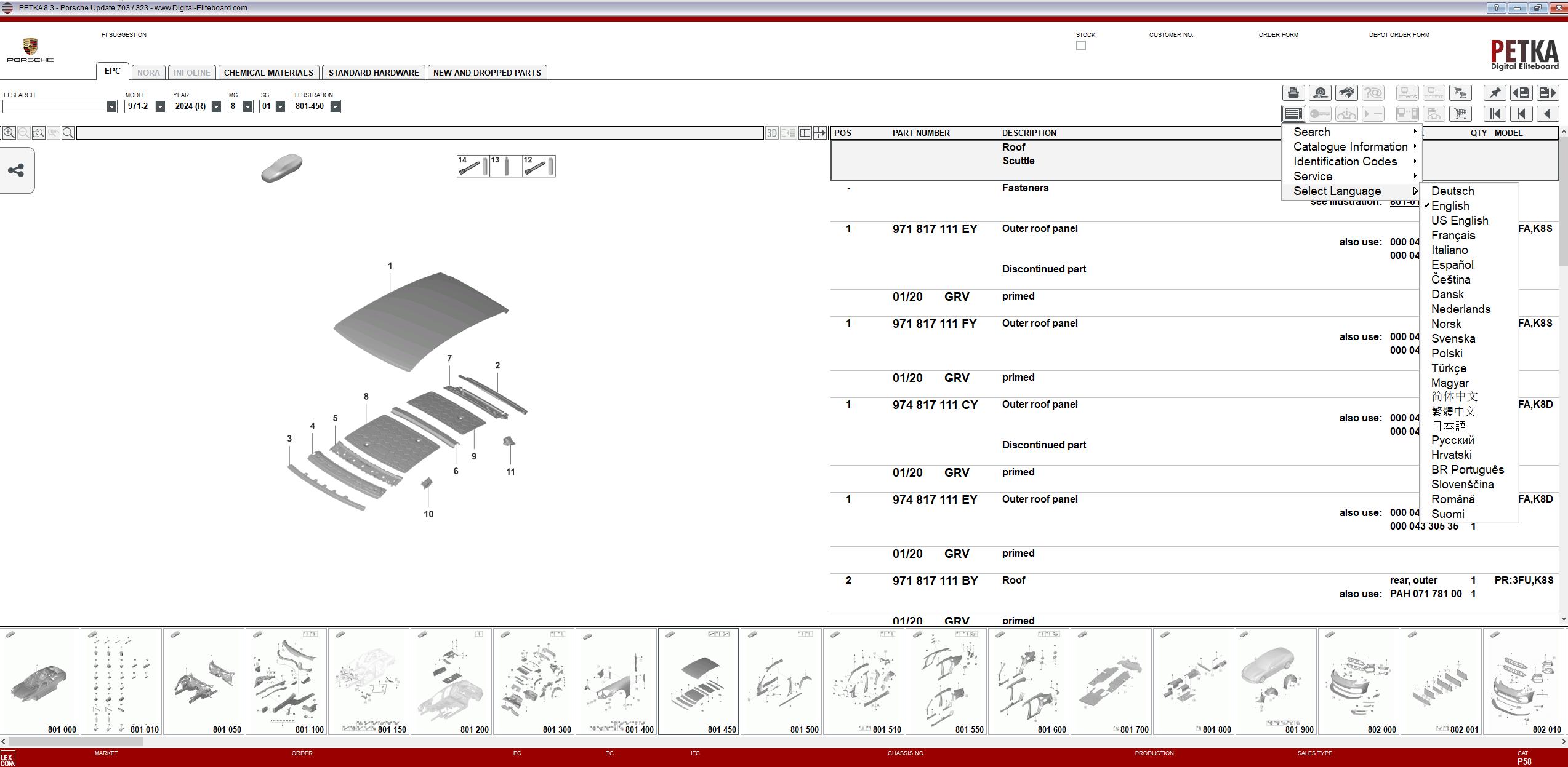 Porsche Spare Parts List Program PETKA 8.3 01.2023 How To Install Guide Instruction