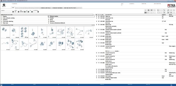 Seat PETKA 8.3 01.2023 Spare Parts Catalog 4