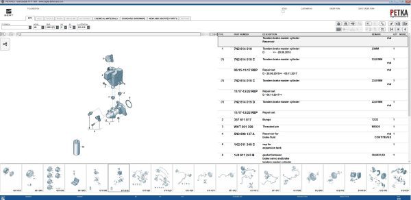 Seat PETKA 8.3 01.2023 Spare Parts Catalog 5