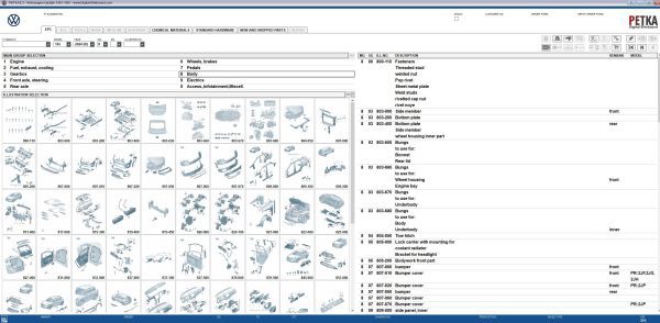 Volkswagen PETKA 8.3 01.2023 Spare Parts Catalog 4