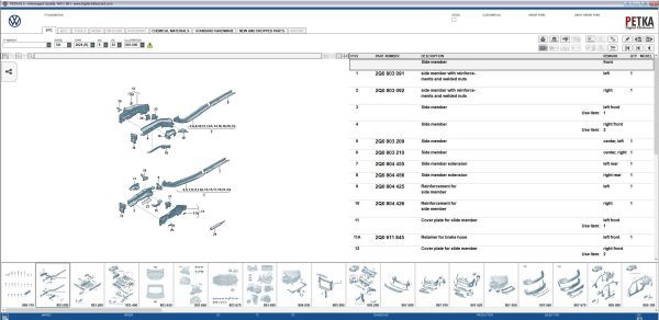 Volkswagen PETKA 8.3 01.2023 Spare Parts Catalog 5