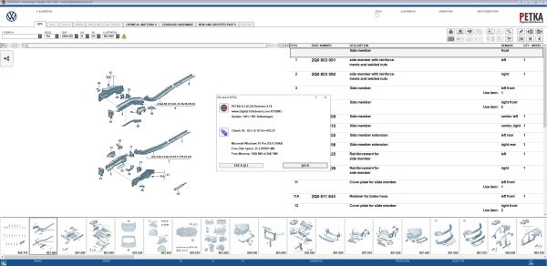 Volkswagen PETKA 8.3 01.2023 Spare Parts Catalog 7