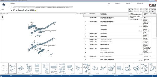 Volkswagen PETKA 8.3 01.2023 Spare Parts Catalog 8