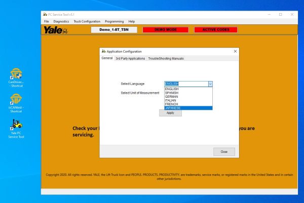 Yale PC Service Tool v5.1 01.2023 Diagnostic Software DVD 4