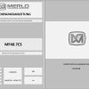004 Merlo Multifarmer MF40.7CS MF40.9CS Service Manuals DE