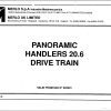 005 Merlo Panoramic Handlers P20.6SC Service Manuals