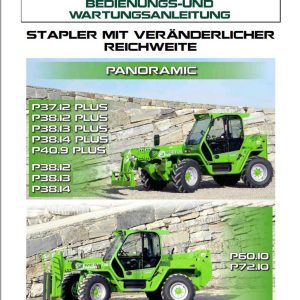 006 Merlo Panoramic MERlin CDC P40.9 to P72.10 Service Manuals DE