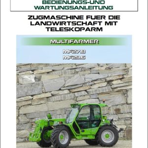 007 Merlo Panoramic MF27.9 MF29.6 P32.6 P28.8 Service Manuals DE