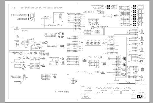 009 Merlo Panoramic P23.6 Hydraulic Electrical Diagram DE