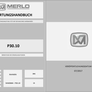 012 Merlo Panoramic P30.10 Service Manuals DE 1