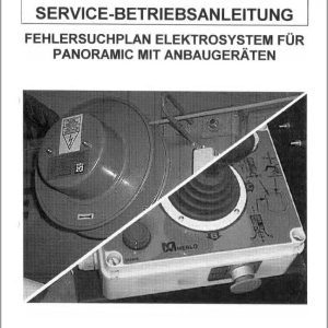 018 Merlo Panoramic Up to 1998 without dashboard Electrical Diagram DE